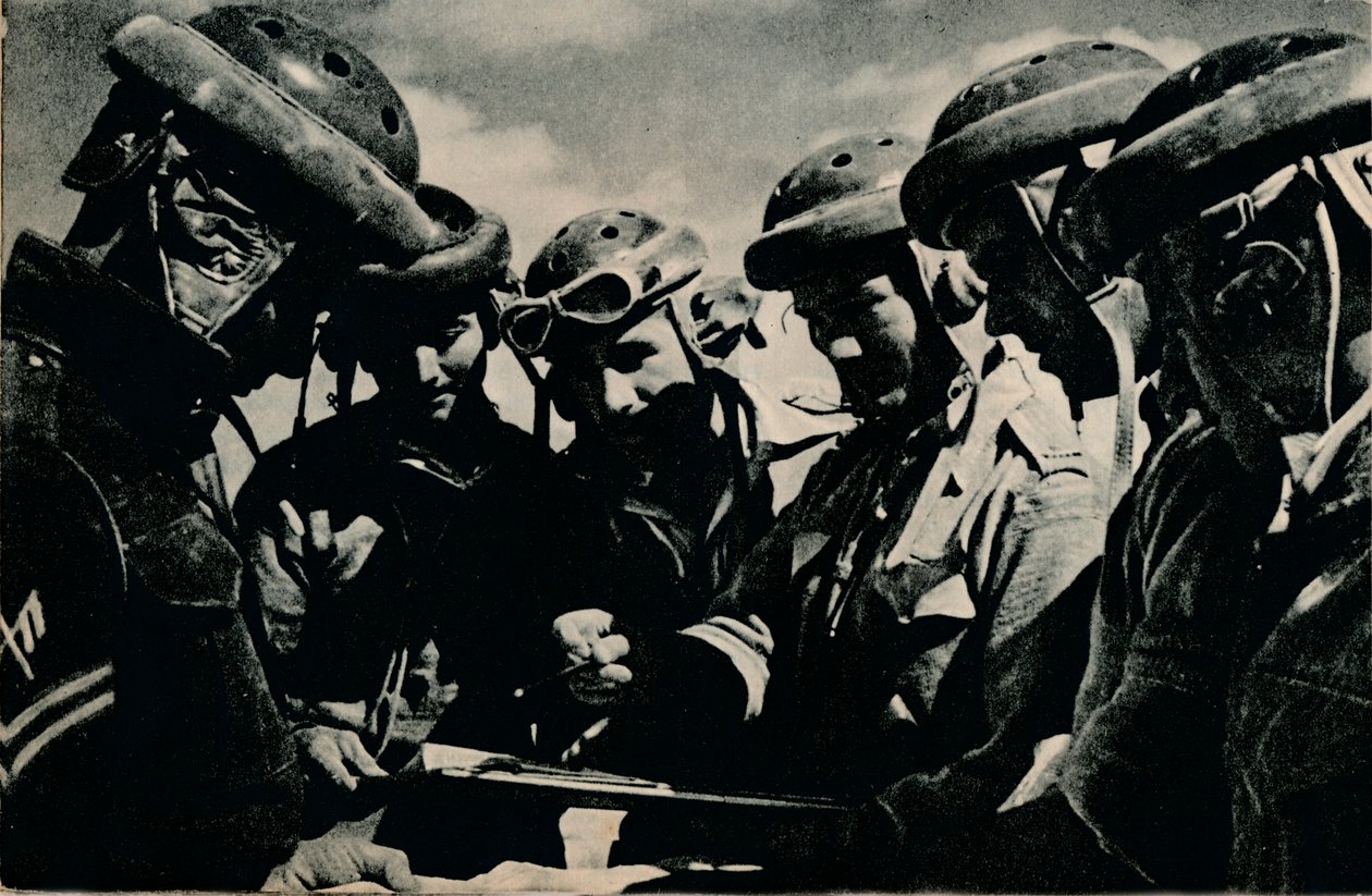 Alvorlige problemer stod over for tankbesætningerne, c1941 1944 af Unbekannt