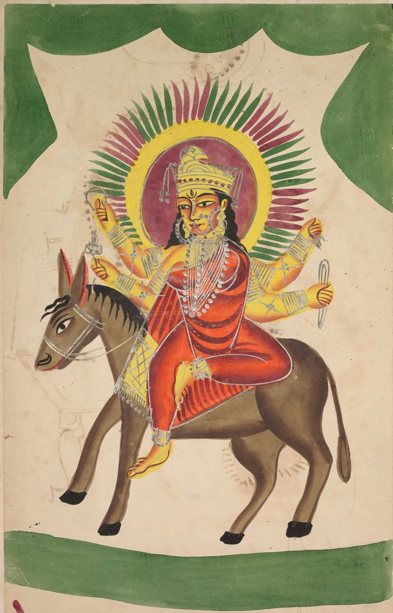 Sheetaladevi: Koppegudinden, 1800-tallet. af Unbekannt