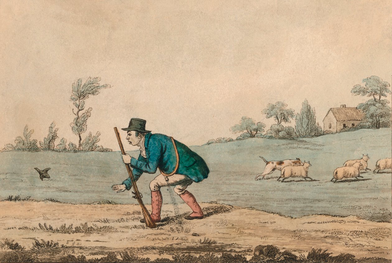 Optagelsesscene, 1813. af Unbekannt