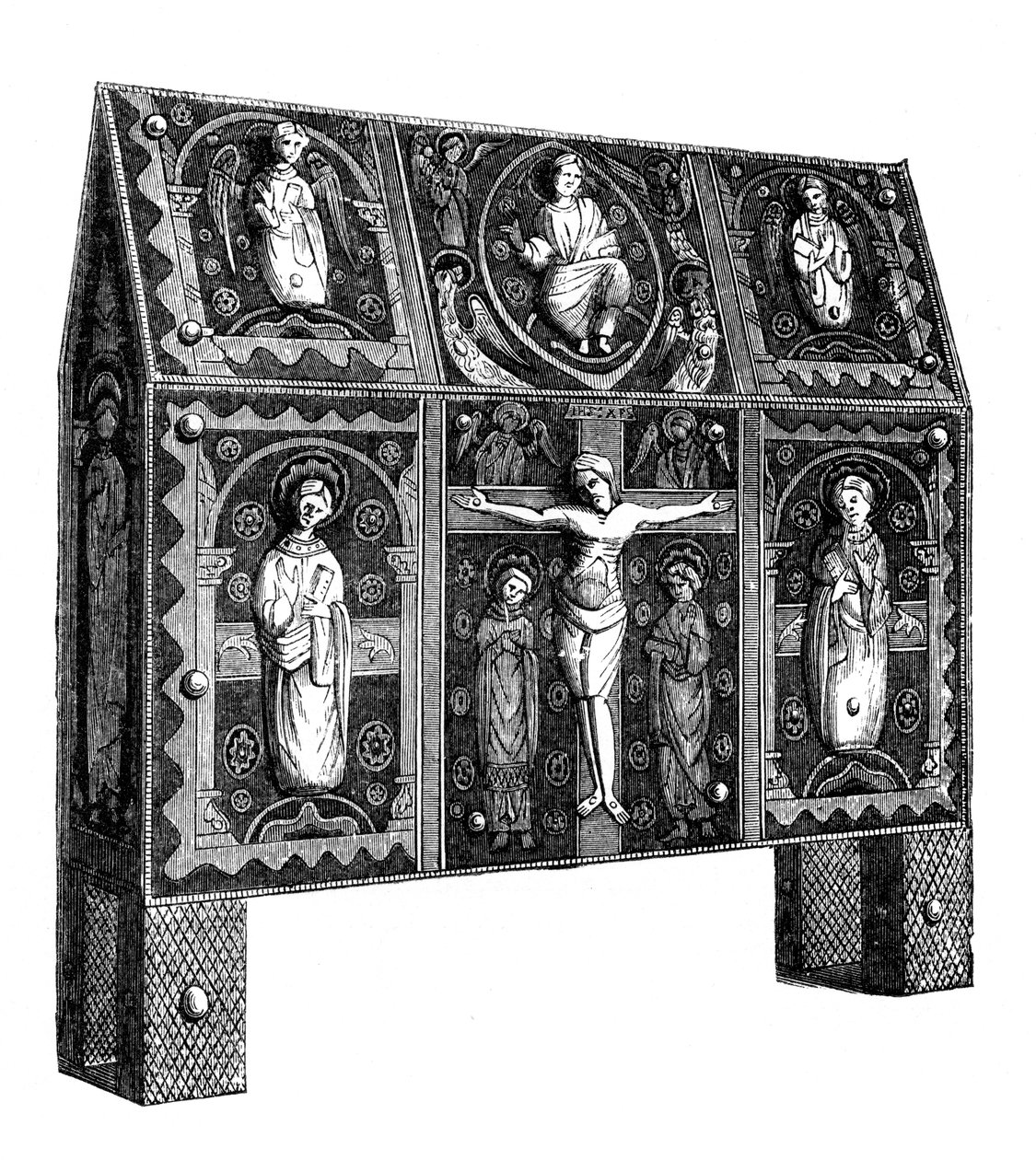 Helligdom, 12. århundrede, 1870 af Unbekannt