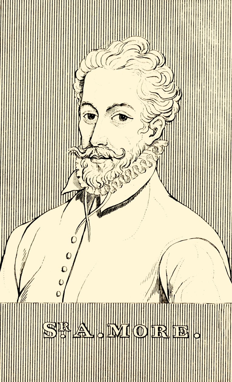 Sir A. More, c1517-1577, 1830. af Unbekannt