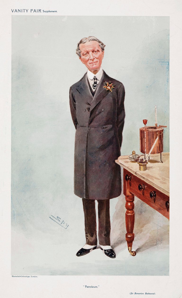 Sir Boverton Redwood, walisisk kemiker af Unbekannt