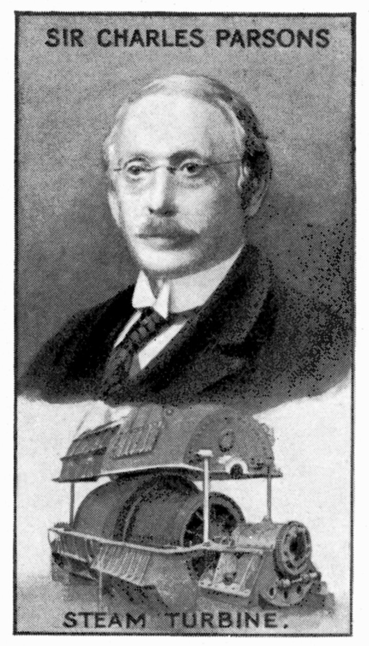 Sir Charles Algernon Parsons, irsk ingeniør, c1924 af Unbekannt