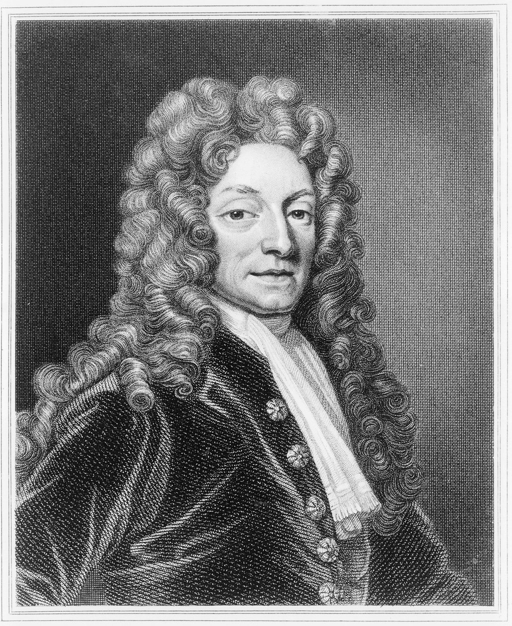 Sir Christopher Wren, engelsk arkitekt, c1680 af Unbekannt