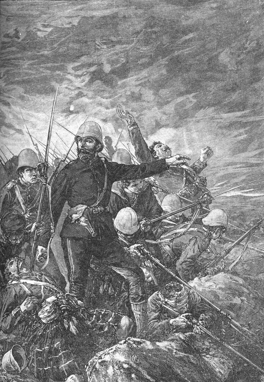 Sir George Colley ved Majuba Hill, c1881 af Unbekannt