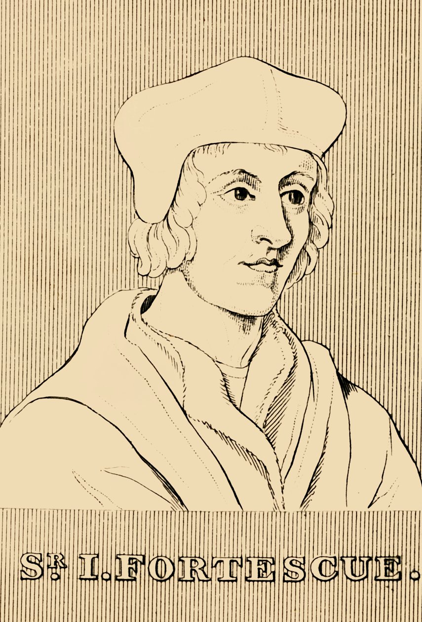 Sir J. Fortescue, c1394-1479, 1830. af Unbekannt