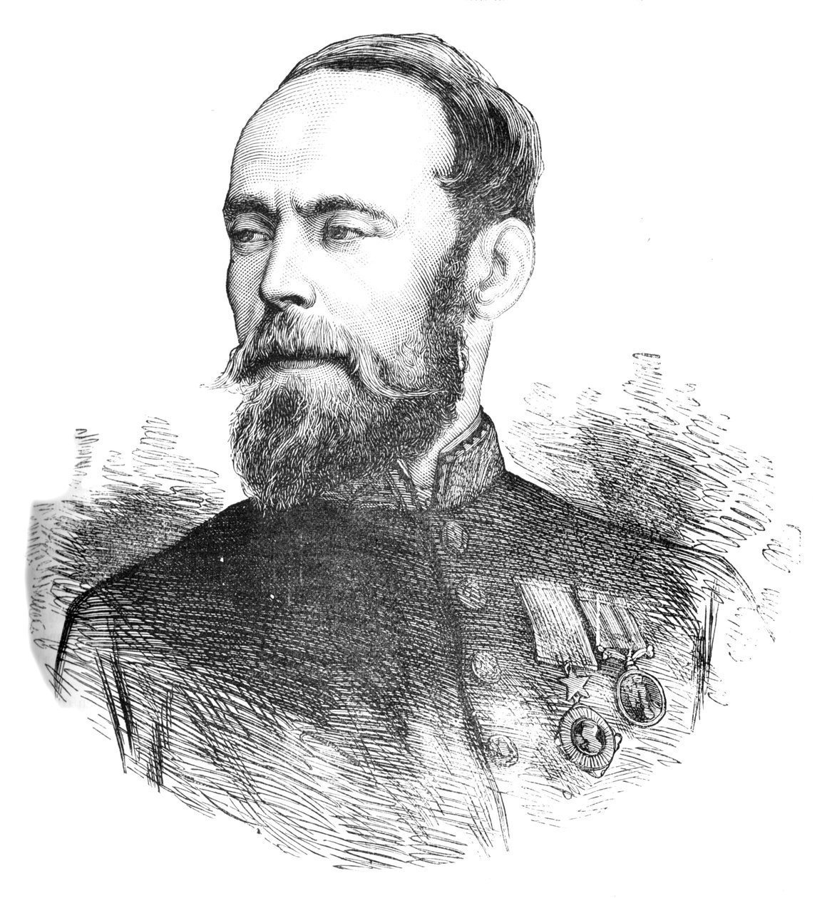 Sir Louis Cavagnari, c1880. af Unbekannt