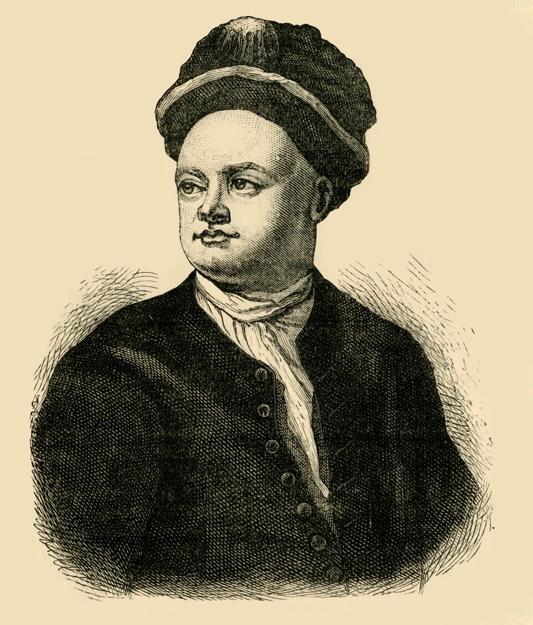 Sir Richard Steele, c1700, c1876. af Unbekannt
