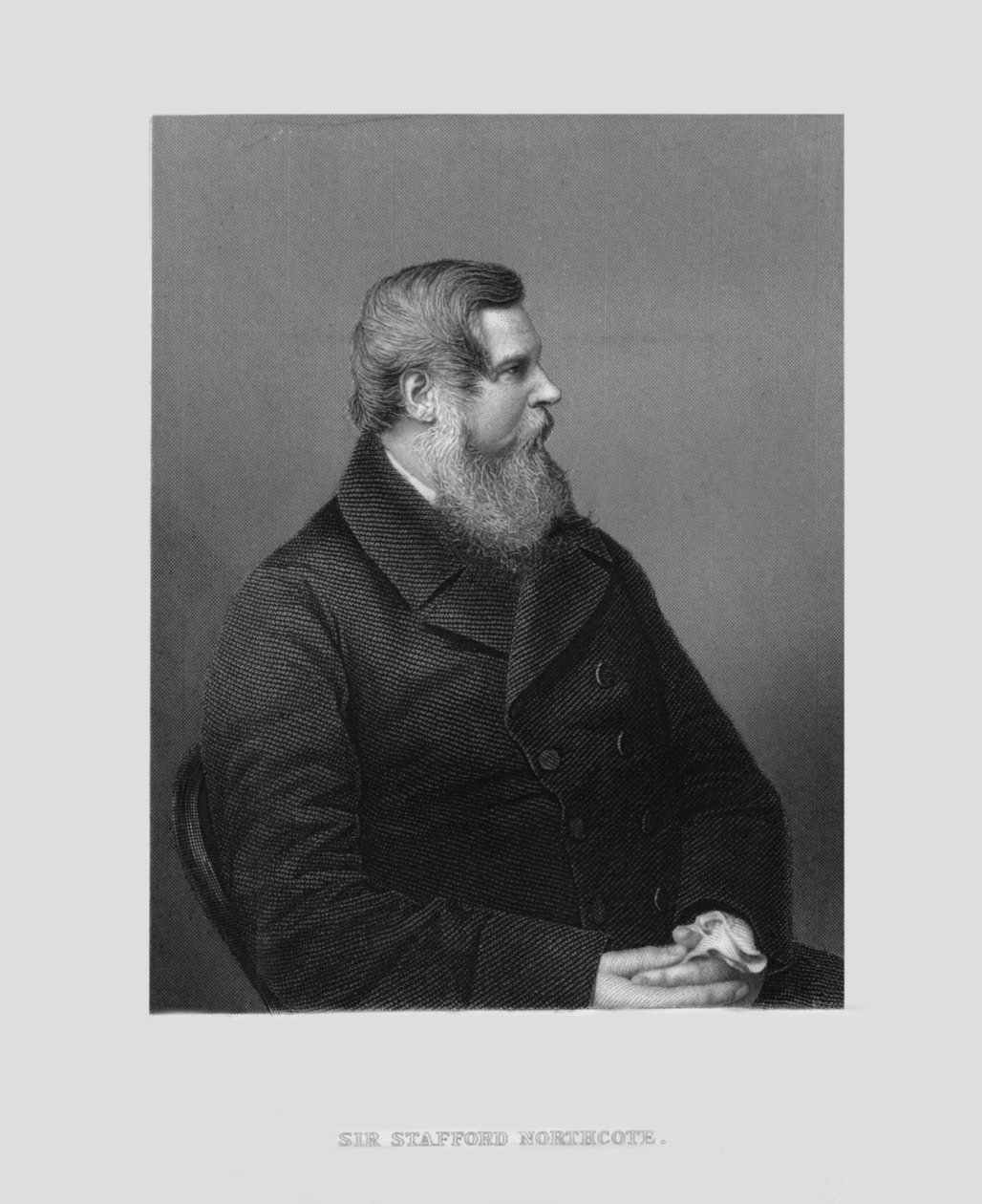 Sir Stafford Northcote. af Unbekannt