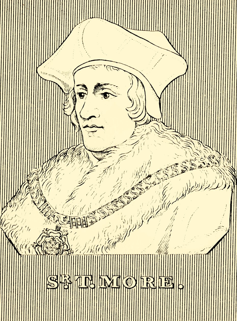 Sir T. More, 1478-1535, 1830. af Unbekannt
