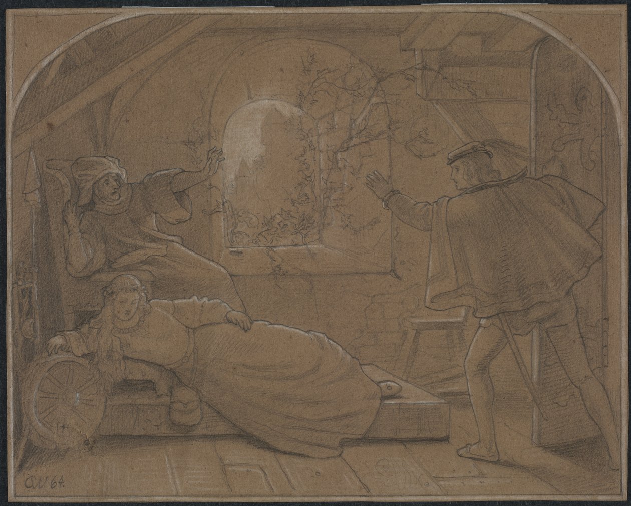 Tornerose Dornröschen, 1864. af Unbekannt