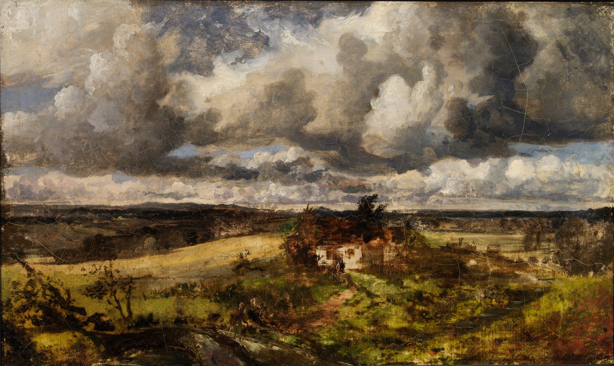 Lille Landskab, 1800-tallet. af Unbekannt