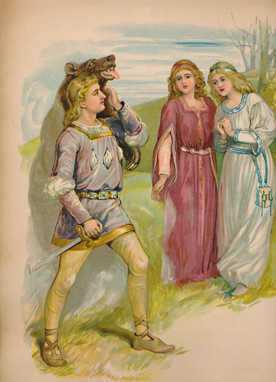 Snehvid og rosenrød, 1903 af Unbekannt