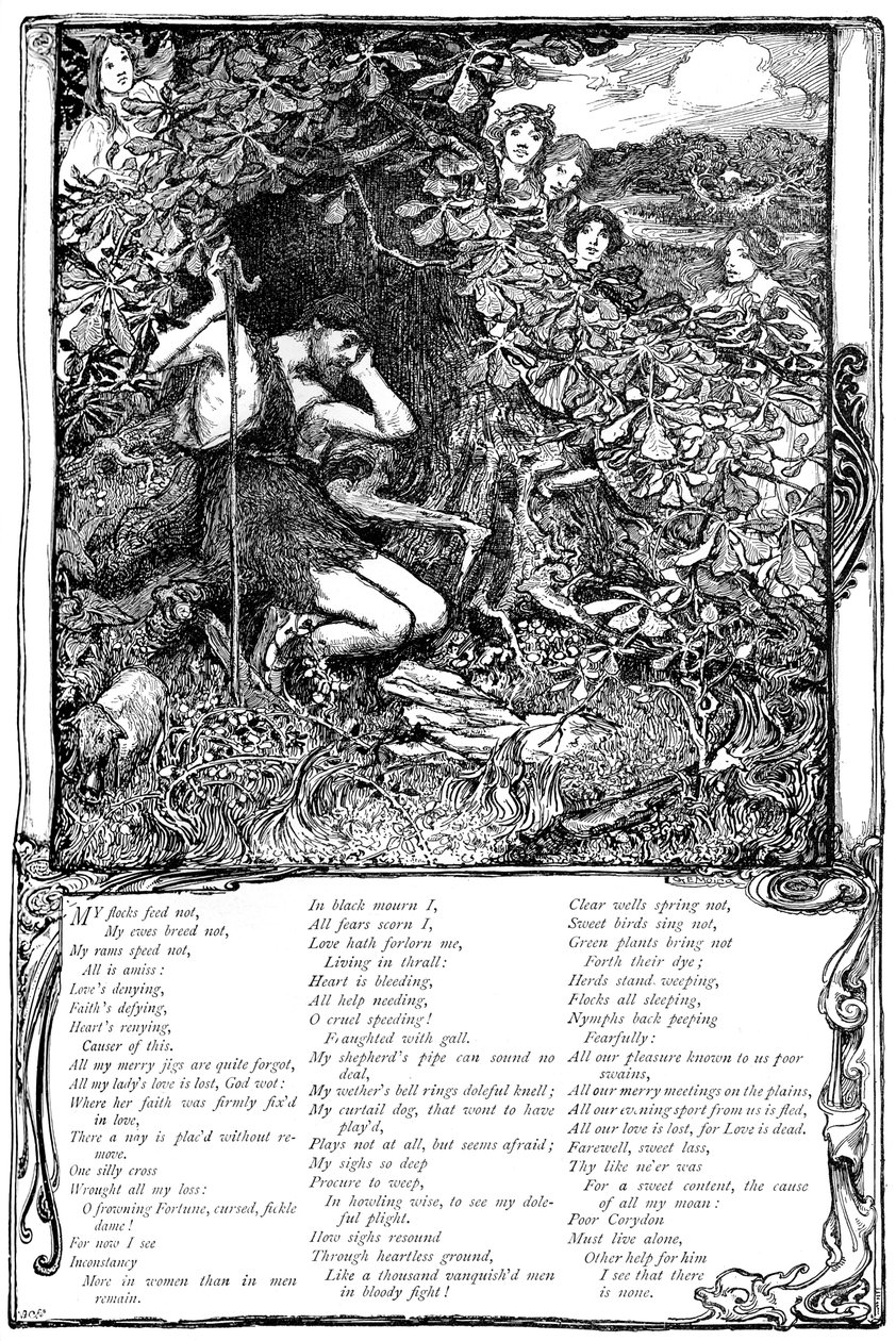Sang fra Shakespeares The Passionate Pilgrim, 1895 af Unbekannt