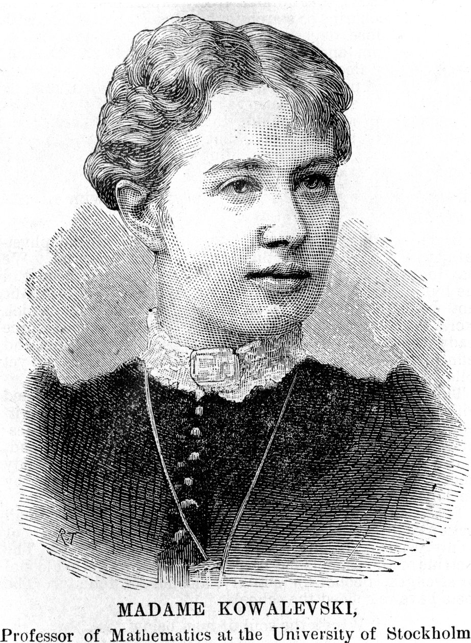 Sonia Sophie Kowalevski, russisk matematiker, 1888 af Unbekannt