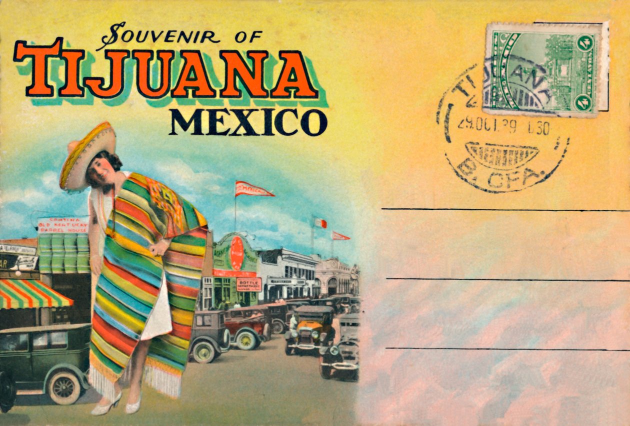 Souvenir fra Tijuana, Mexico, c1939 af Unbekannt