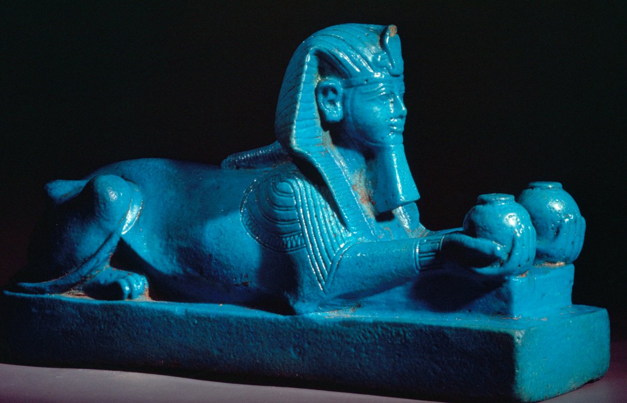 Sphinx of Amenhotep III, 15.-14. århundrede f.Kr af Unbekannt