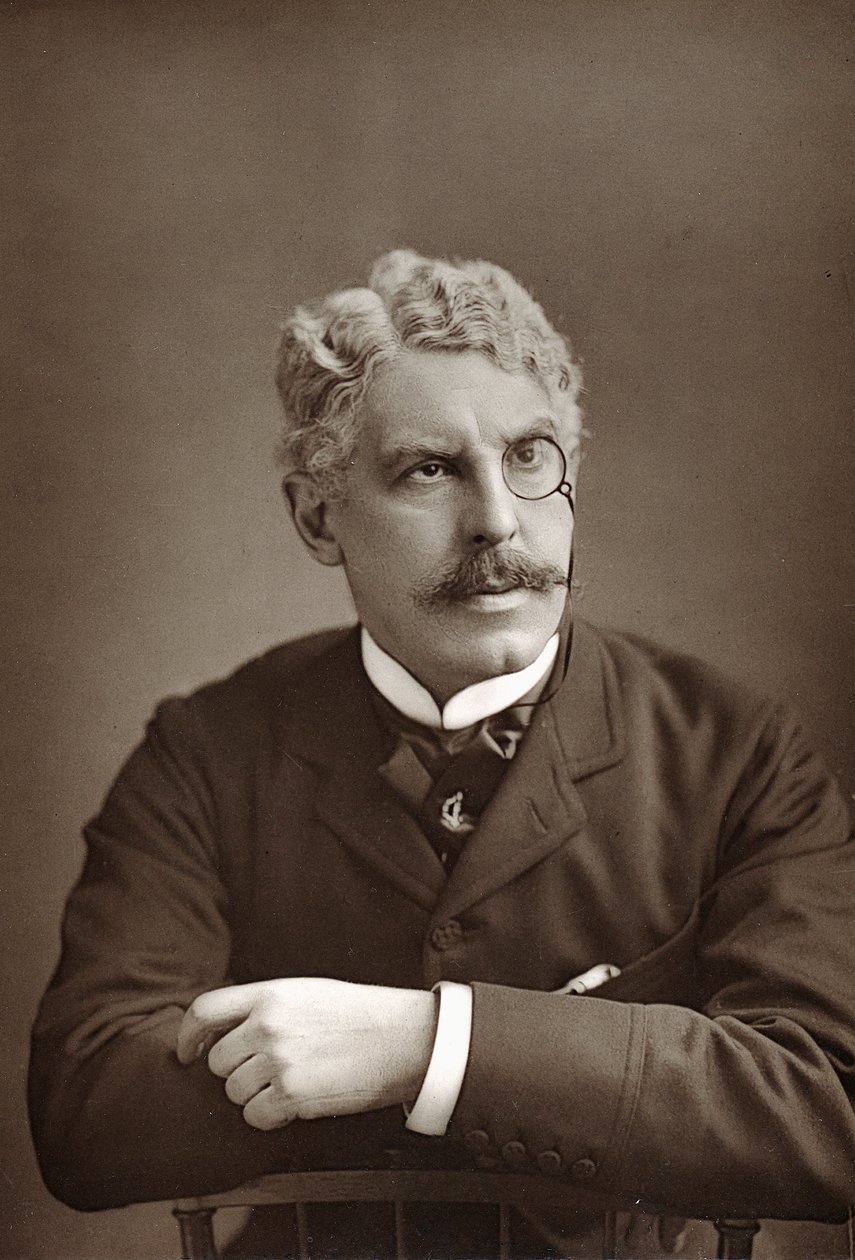 Squire Bancroft 1841-1926, engelsk teaterskuespiller-manager, c1890 af Unbekannt