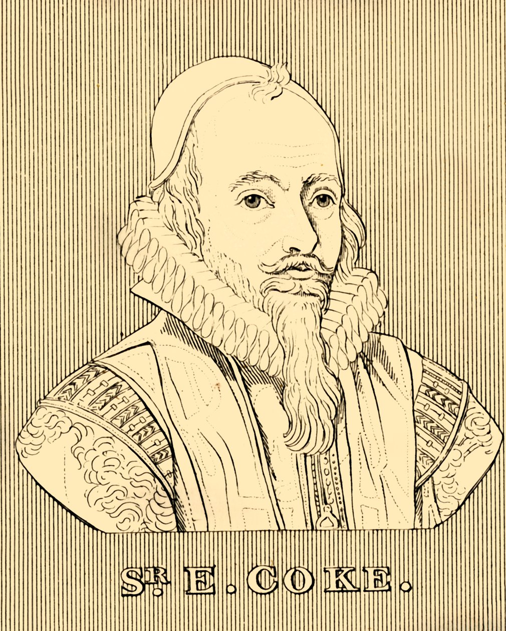 Sr. E. Coke, 1552-1634,1830. af Unbekannt