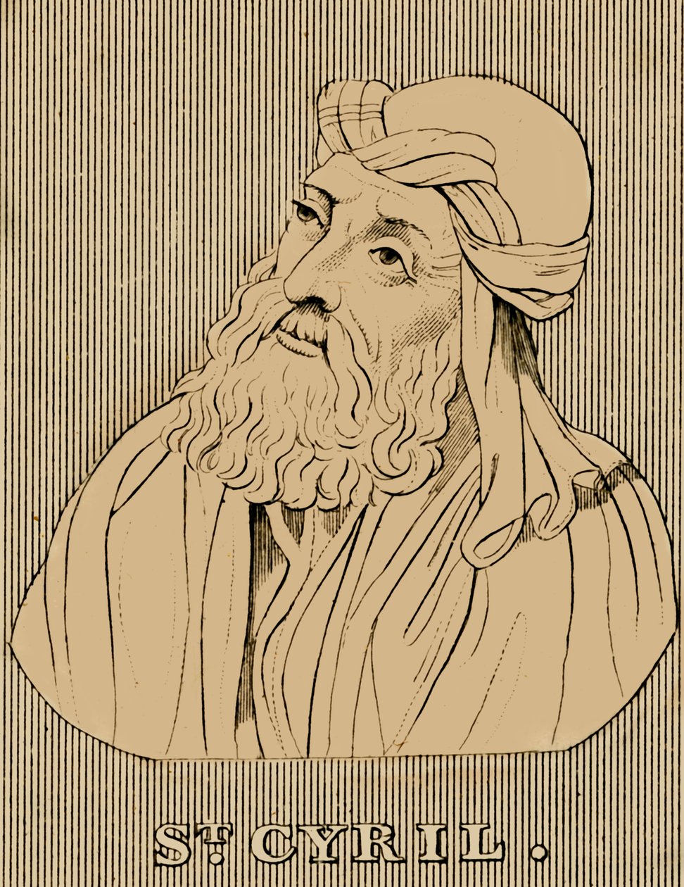 St. Cyril, c376-444, 1830. af Unbekannt