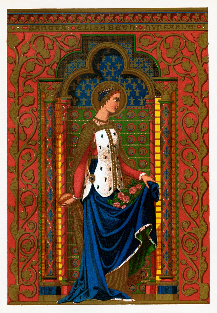 Sankt Elizabeth af Ungarn, 1886 af Unbekannt