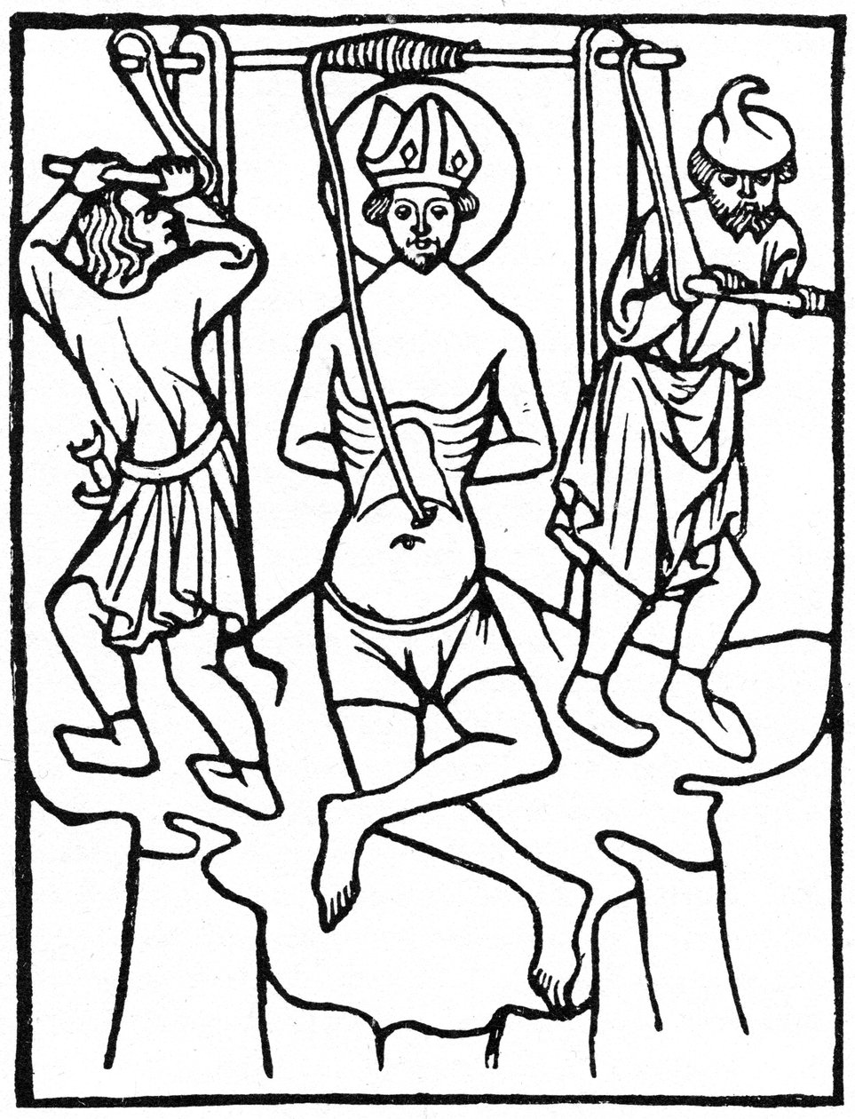 St Erasmus, c1400 1964. af Unbekannt