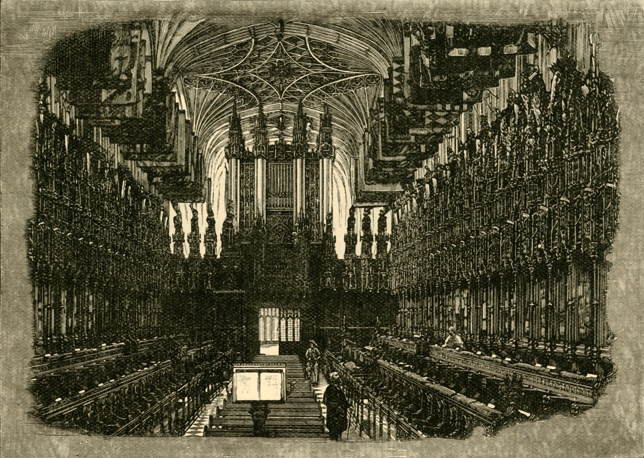St. Georges Chapel, Windsor, 1898. af Unbekannt
