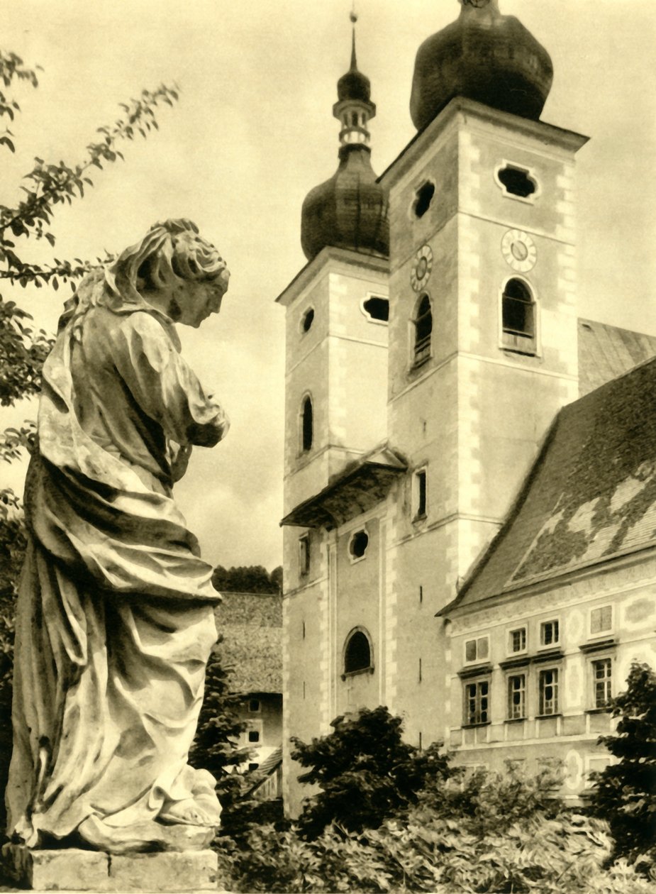 St Lambrechts Abbey, Sankt Lambrecht, Steiermark, Østrig, c1935. af Unbekannt