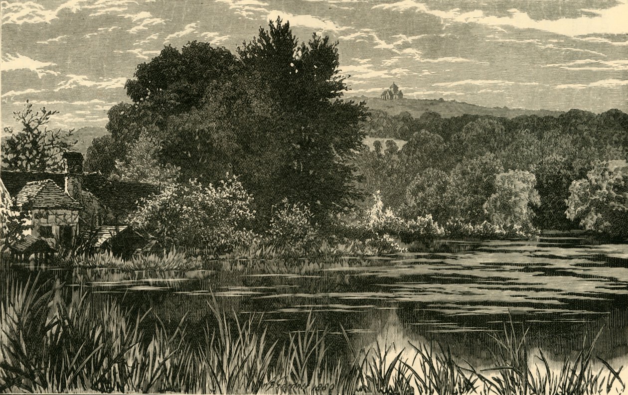 Sankt Marthas. Fra Lower Postford Pond, 1898. af Unbekannt