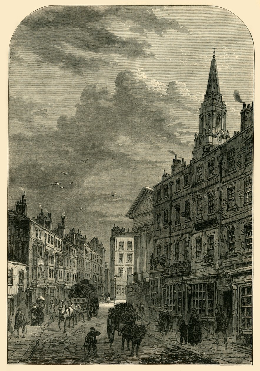 St. Martins Lane, 1820, 1881. af Unbekannt