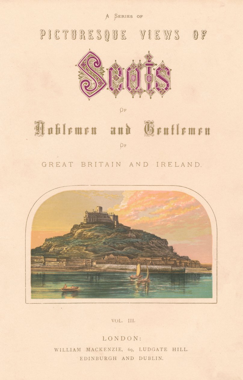 St Michaels Mount, c1880. af Unbekannt