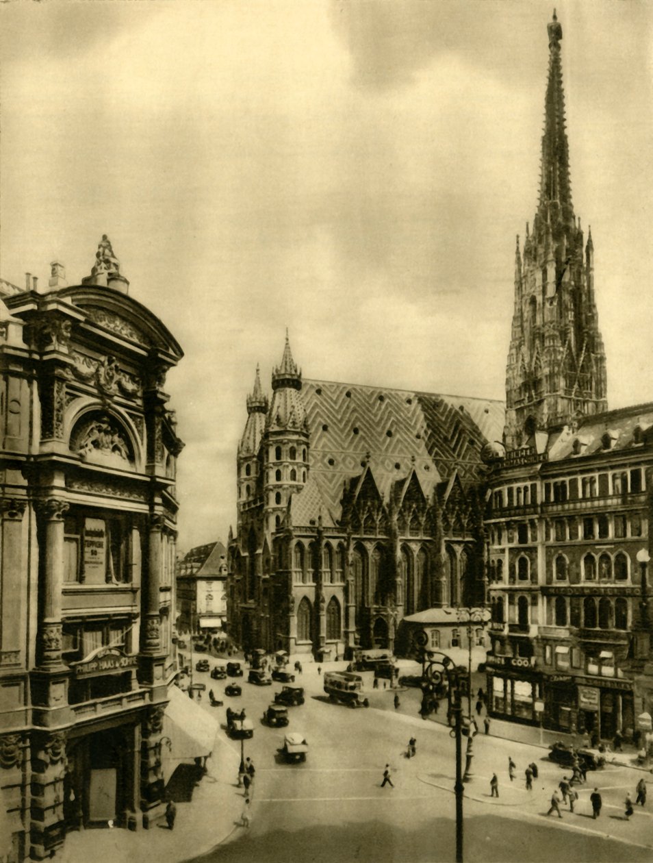 St Stephens Cathedral, Wien, Østrig, c1935. af Unbekannt