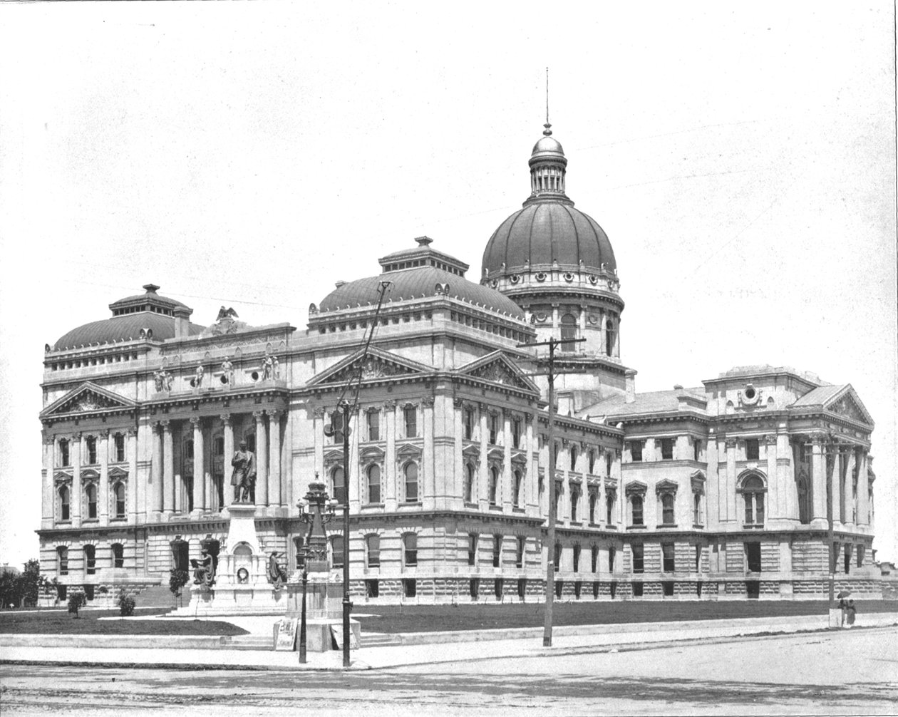 State Capitol, Indianapolis, Indiana, USA, c1900. af Unbekannt