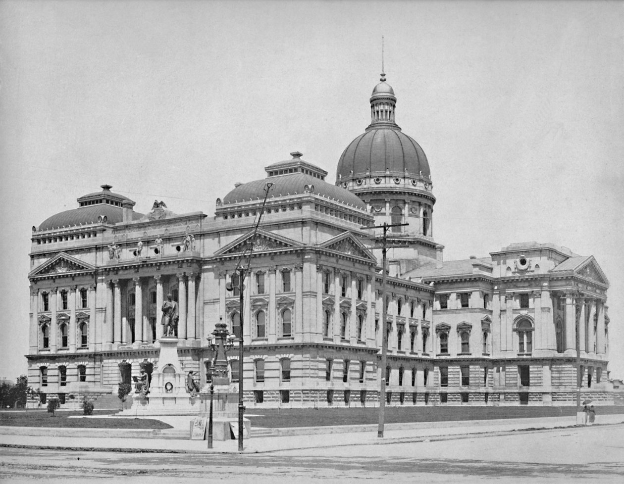 State Capitol, Indianapolis, Indiana, c1897. af Unbekannt
