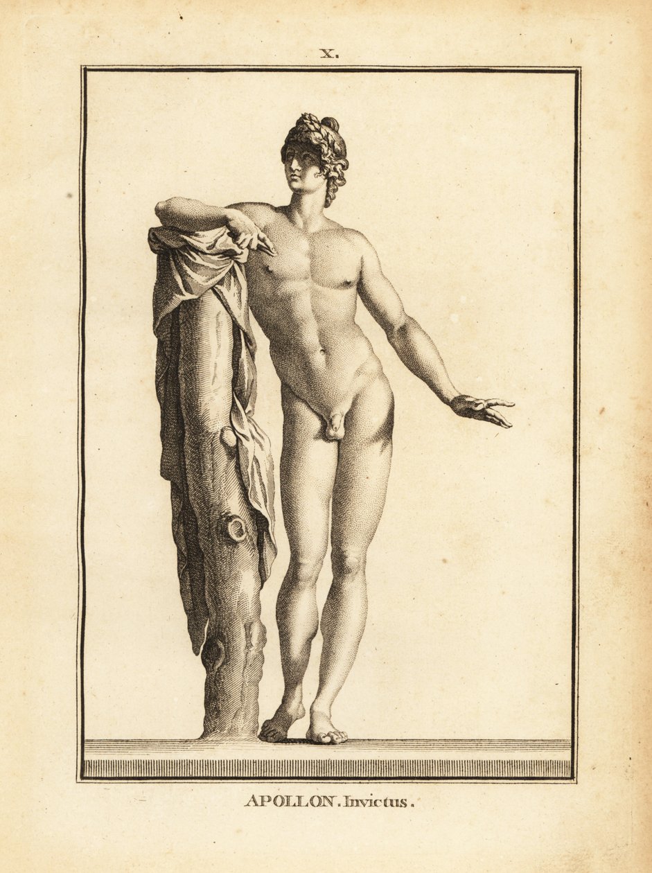 Statue af Apollo Invictus af Unbekannt