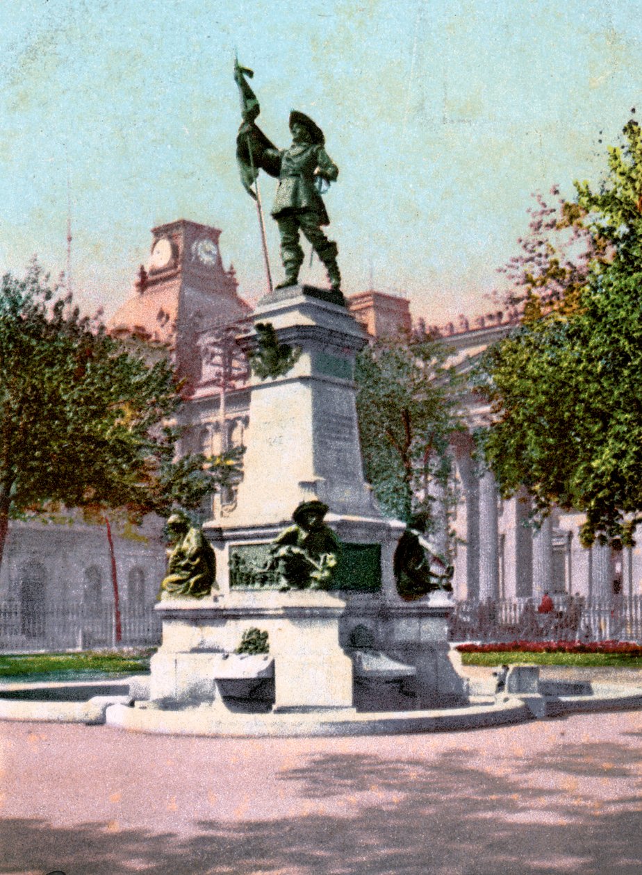 Statue af Paul Chomedey de Maisonneuve, Montreal, 1904 af Unbekannt