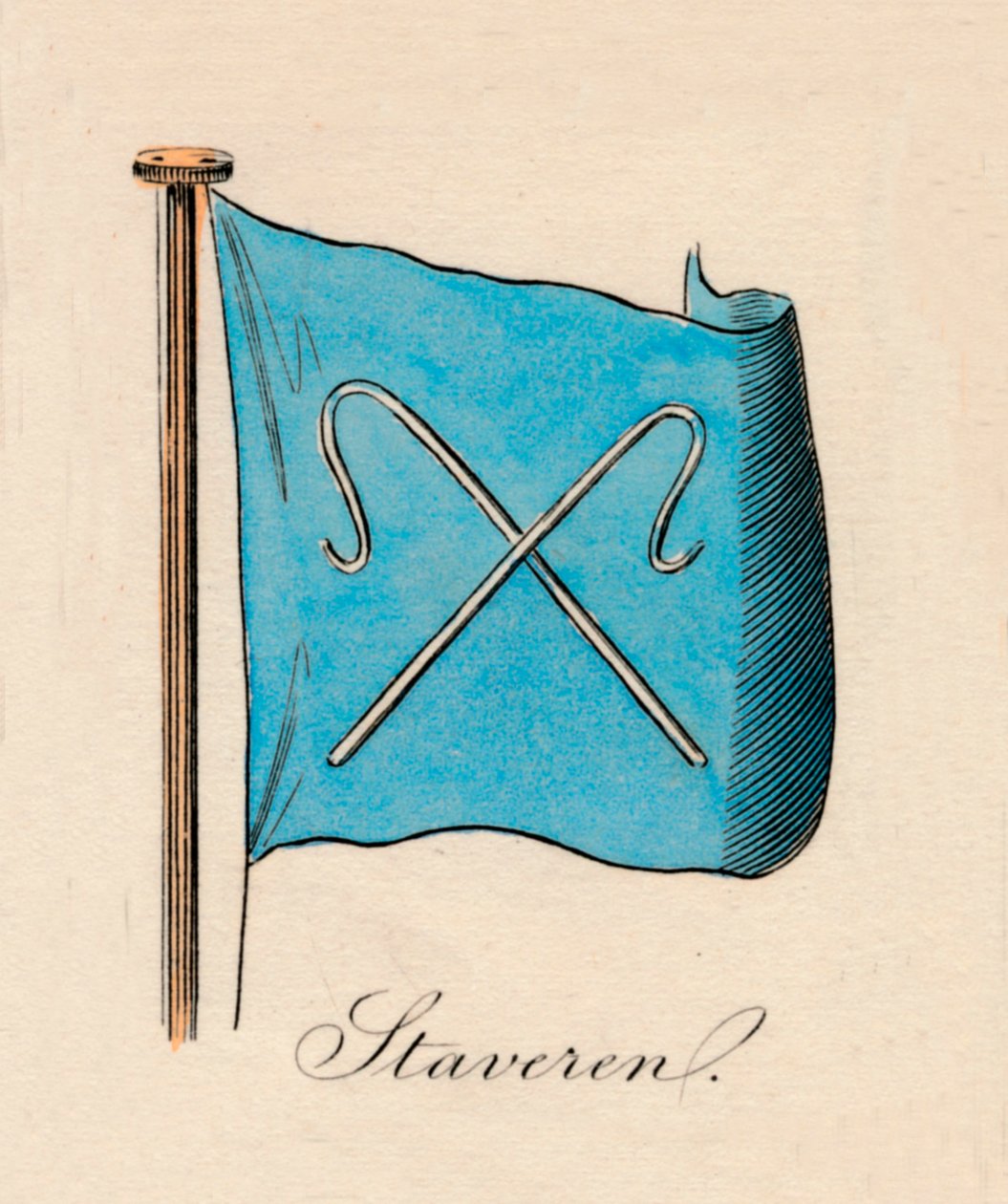 Staveren, 1838 af Unbekannt