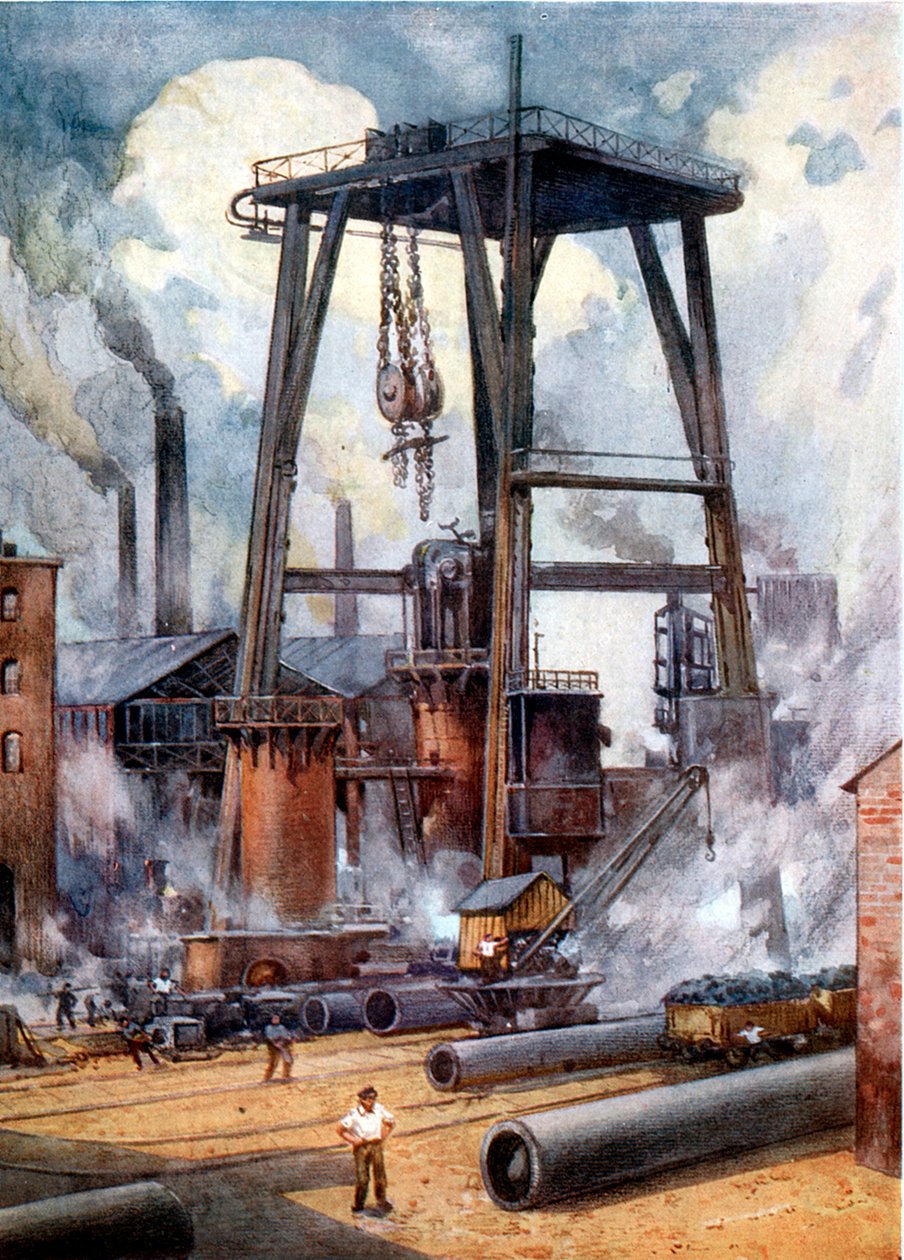 Stålværk c1925 af Unbekannt
