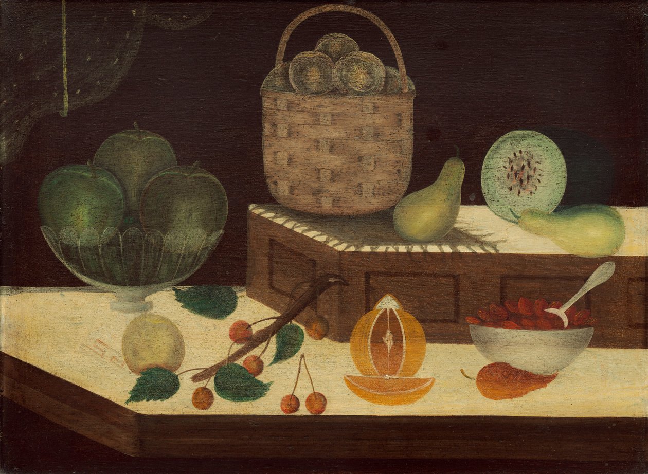 Stilleben af frugt, ca. 18651880. af Unbekannt