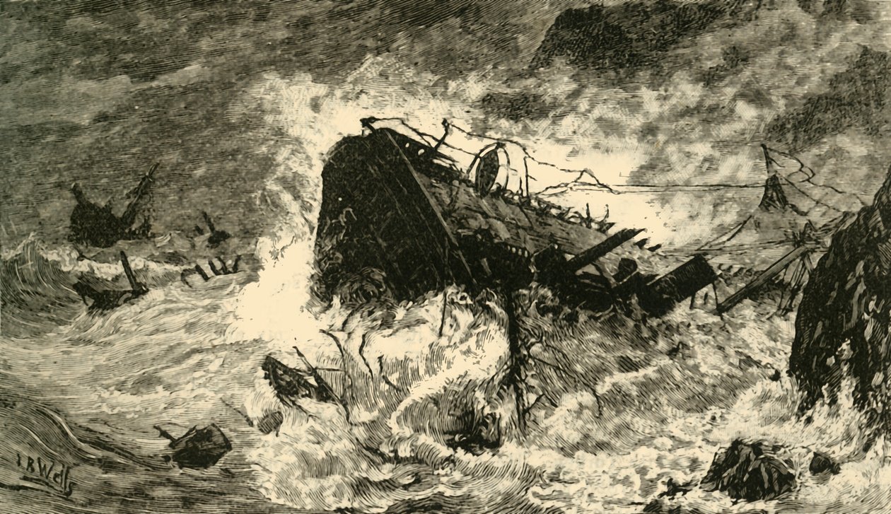 Storm Off Balaclava, 1890. af Unbekannt