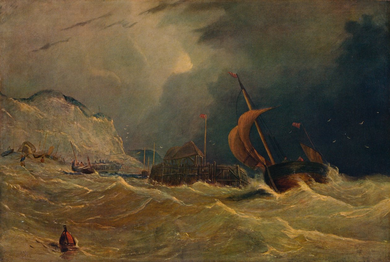 Stormfuldt havlandskab, c1830, 1938 af Unbekannt