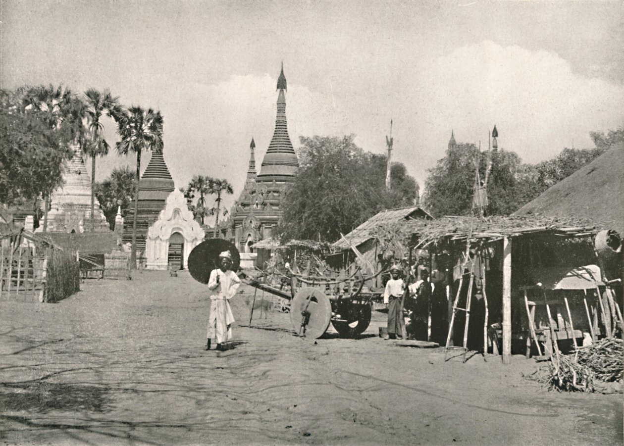 Gadescene, Bhamo, 1900. af Unbekannt