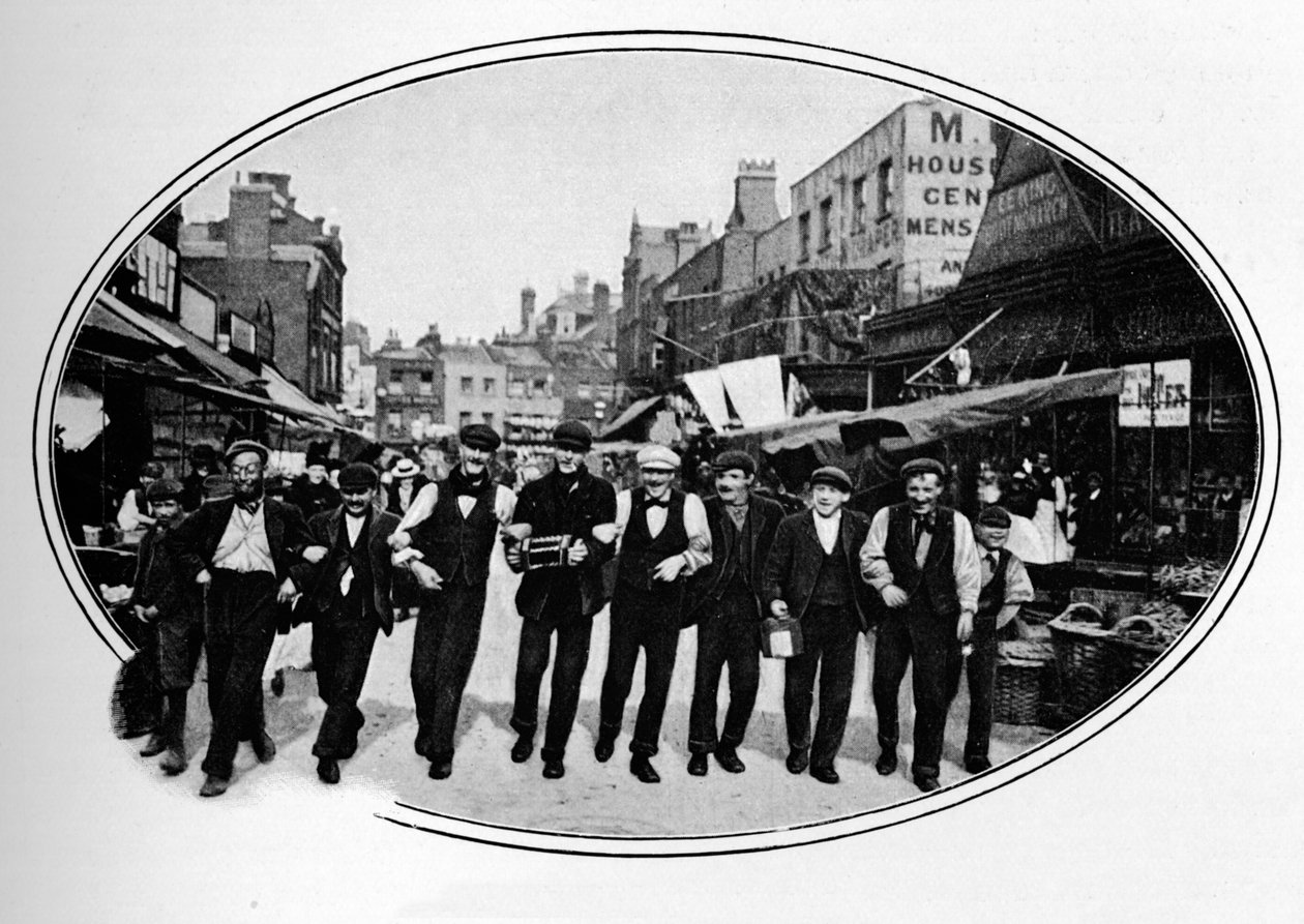 Street melodi, London, c1901 1901 af Unbekannt