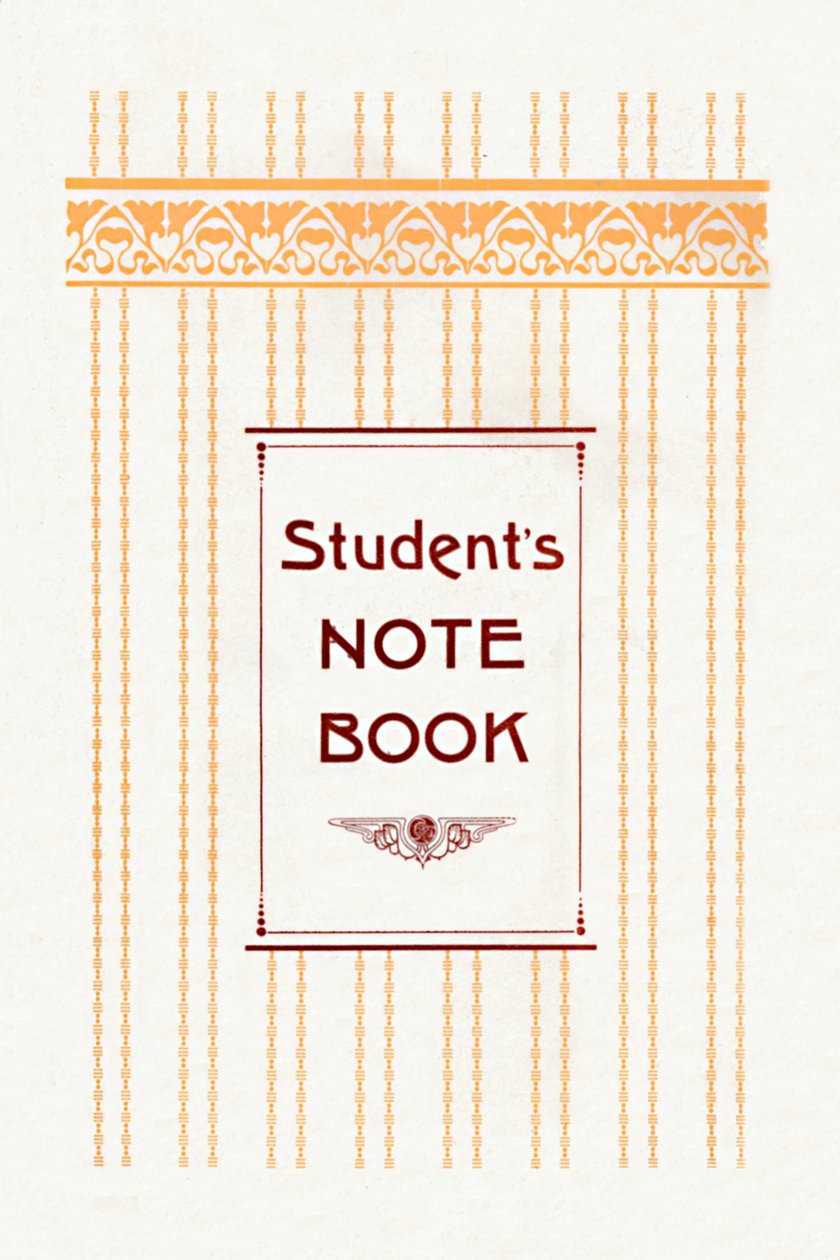 Studenters notebog, 1917 af Unbekannt