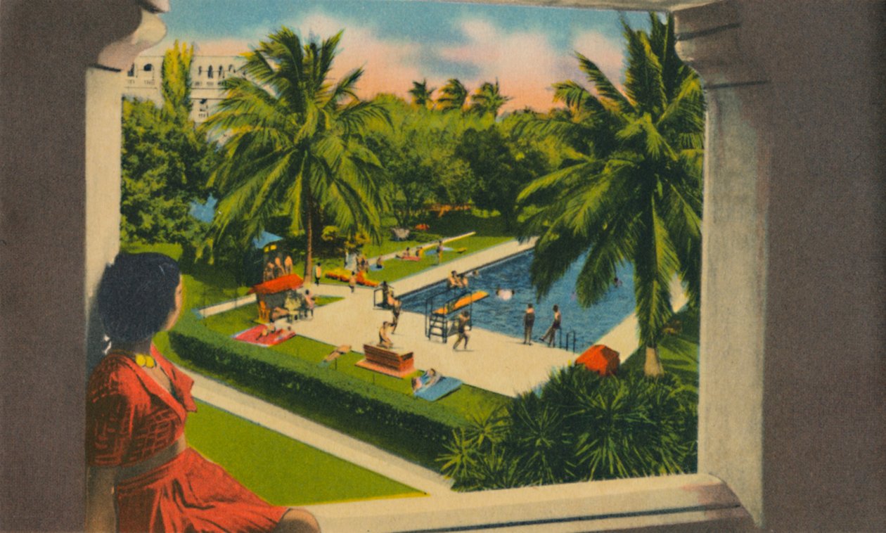 Swimmingpool, Hotel Del Prado, Barranquilla, c1940
