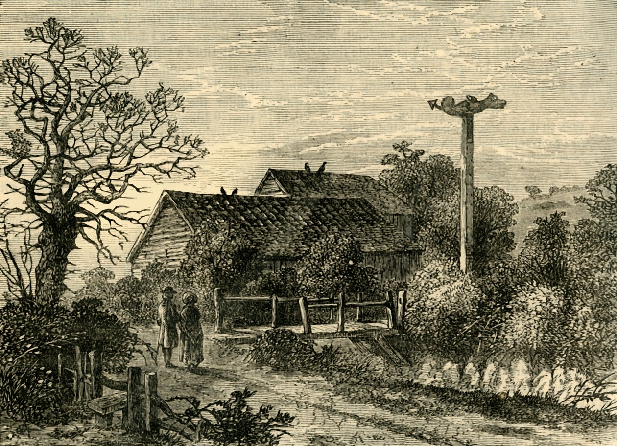 Sydenham Wells i 1750, c1878. af Unbekannt