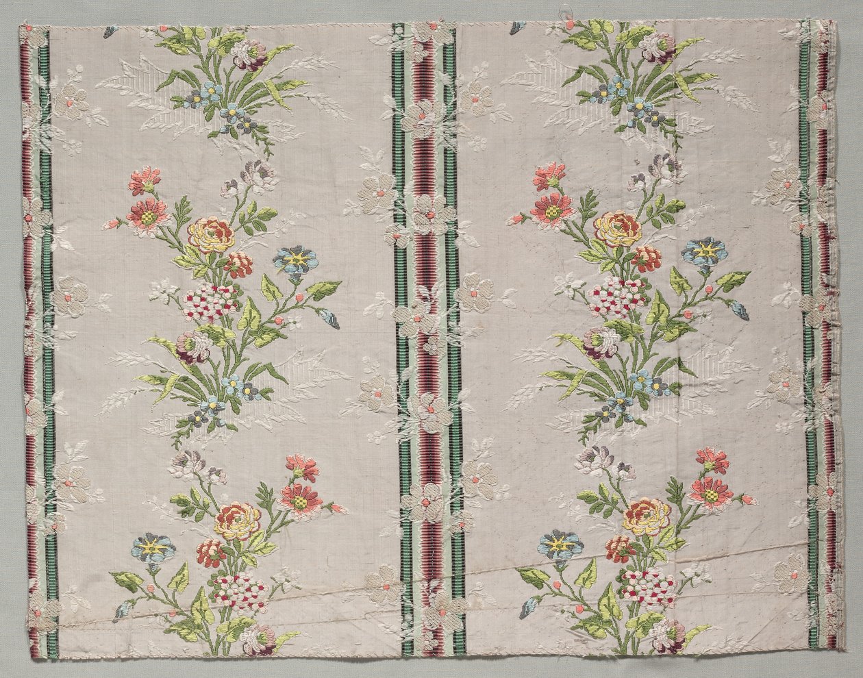 Taft, brokadet, ca. 1790. af Unbekannt