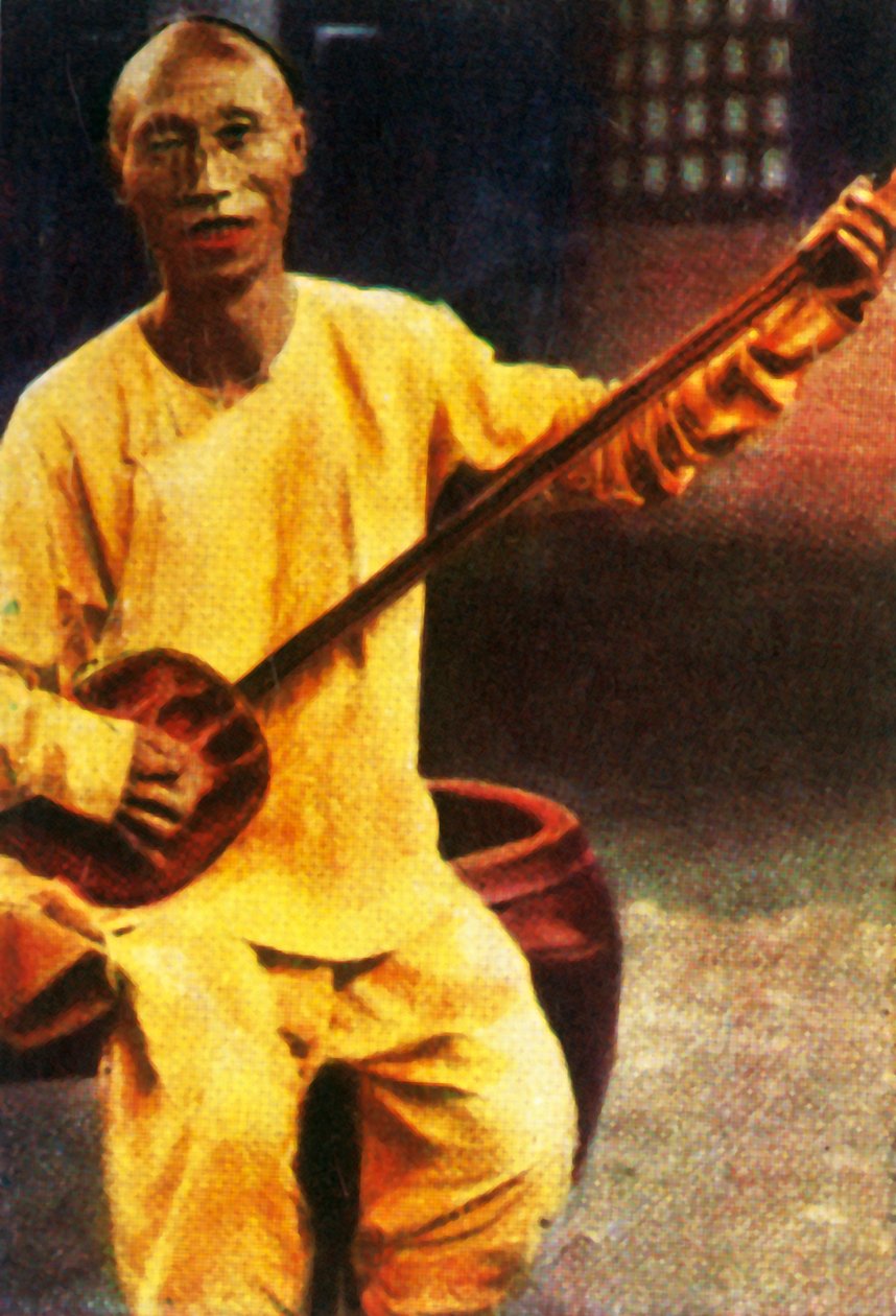 Teahouse-musiker, Kina, c1928. af Unbekannt