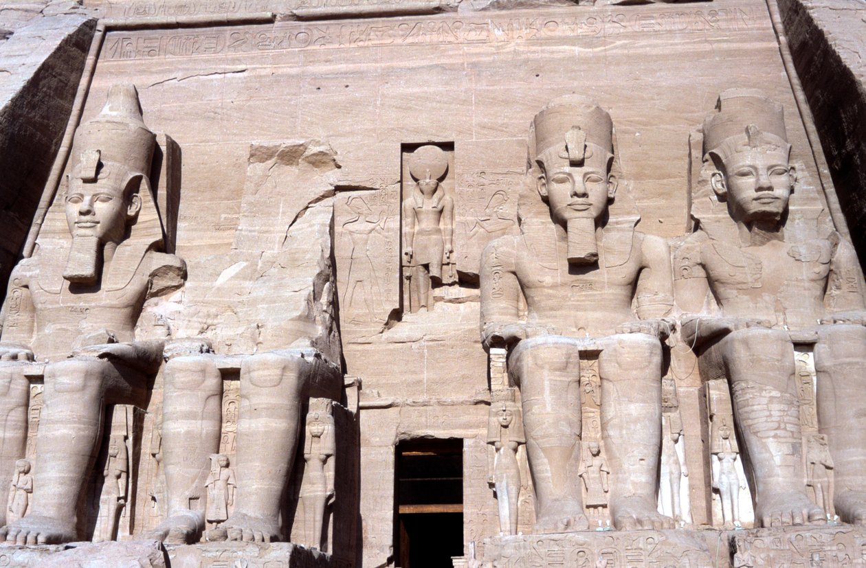 Abu Simbels tempel, Egypten, 13. århundrede f.Kr af Unbekannt