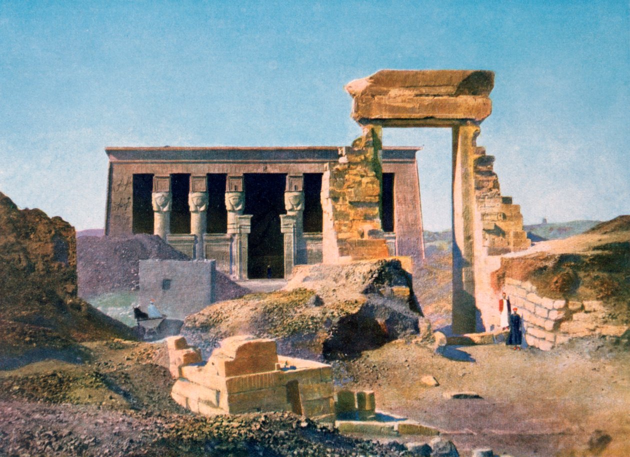 Hathors tempel, Dendera, Egypten, 20. århundrede af Unbekannt